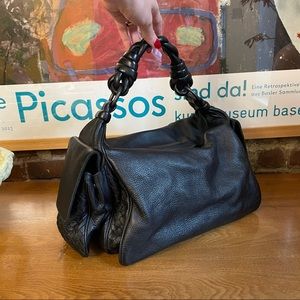 Bottega Veneta Intrecciato Trimmed Shoulder Bag